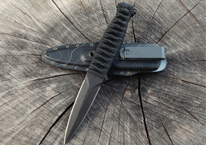 JC DAGGER BLACK CORDAGE + RAY SKIN