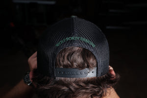 WOLF TRUCKER HAT –– Woodland Camo
