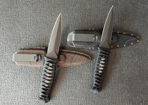 JC DAGGER BLACK CORDAGE + RAY SKIN + EMPERORS NODE