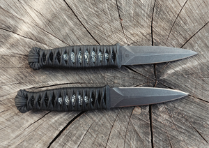 JC DAGGER BLACK CORDAGE + RAY SKIN + EMPERORS NODE