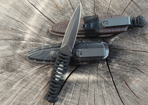 JC DAGGER BLACK CORDAGE + RAY SKIN + EMPERORS NODE