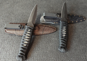 JC DAGGER BLACK CORDAGE + RAY SKIN + EMPERORS NODE