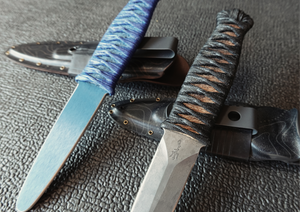 JC DAGGER BLACK/TAN NATURAL CORDAGE + NATURAL CORDAGE TRAINER