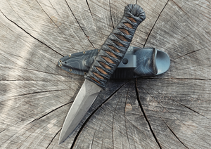 JC DAGGER BLACK/TAN NATURAL CORDAGE + NATURAL CORDAGE TRAINER