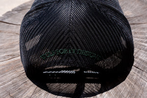 WOLF TRUCKER HAT –– Woodland Camo