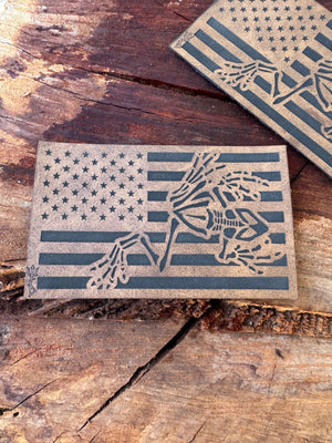 Large US Bonefrog Flag