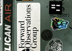 WOLF HOLOGRAPHIC STICKER